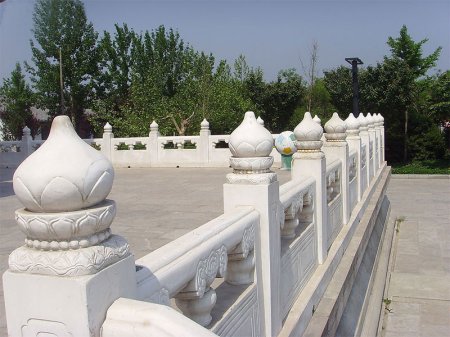 廟宇漢白玉石欄板